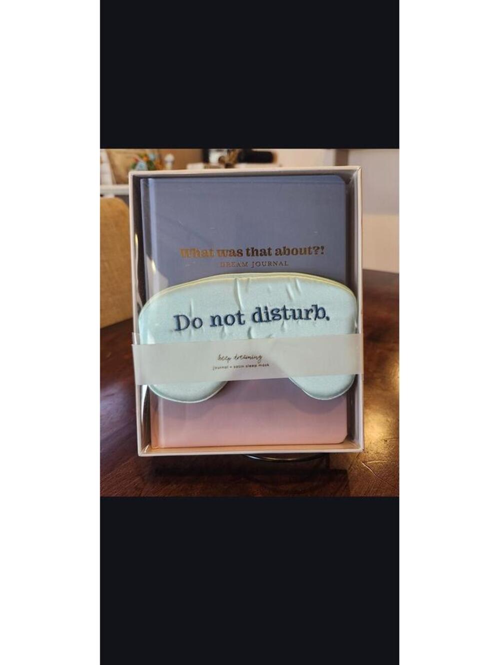 What's That About? Do Not Disturb Sleep Mask Set